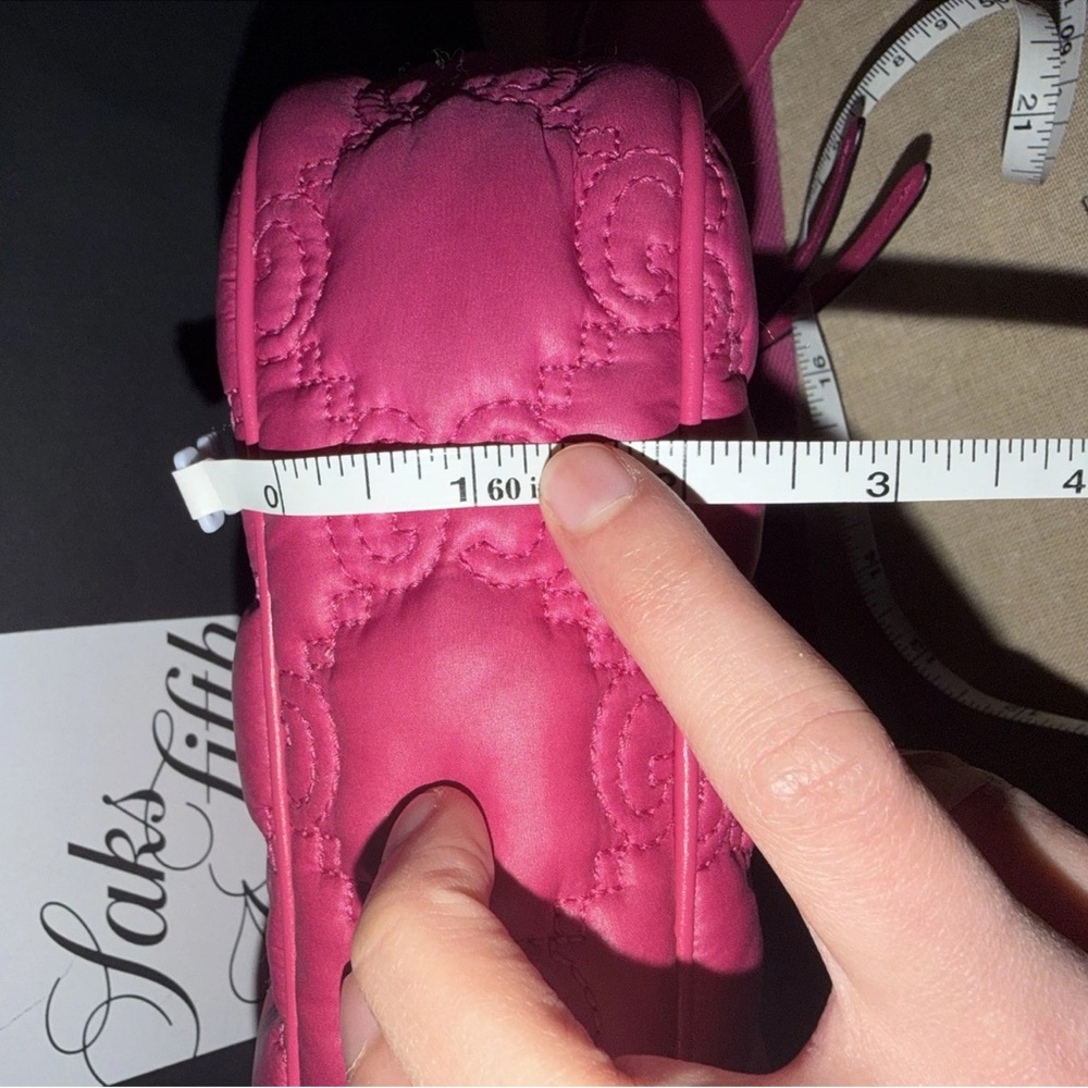 Gucci Matelasse Pink Quilted Crossbody Bag retail $3500 - Picture 14 of 16
